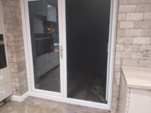 Tiling KitchenTiling Splashback GresTiles BrickEffect MitreCuts DoncasterQualityTiling Kerakoll BALGrout WallTiles UKTiler HomeImprovement KitchenDesign DoncasterTiler DoncasterTiling