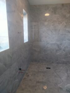 DoncasterTiler Doncaster BathroomRenovation BathroomTiling GresTiles OnyxTiles WalkInShower TileInstallation ProfessionalTiler ToppsTiles Kerakoll BALGrout