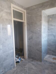 DoncasterTiler Doncaster BathroomRenovation BathroomTiling GresTiles OnyxTiles WalkInShower TileInstallation ProfessionalTiler ToppsTiles Kerakoll BALGrout