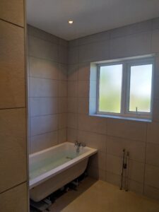 DoncasterTiler BathroomRenovation BathroomTiling TilingServices WalkInShower GresTiles TileInstallation UKTiler Doncaster YorkshireTrades HomeImprovement ModernBathroom Kerakoll BALProducts QualityWork