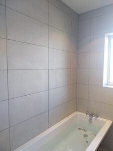 DoncasterTiler BathroomRenovation BathroomTiling TilingServices WalkInShower GresTiles TileInstallation UKTiler Doncaster YorkshireTrades HomeImprovement ModernBathroom Kerakoll BALProducts QualityWork