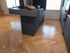 Tiling Tiler FloorTiling Herringbone WoodEffectTiles PorcelainTiles KitchenRenovation HomeRenovation KitchenFloor OpenPlanLiving Doncaster SouthYorkshire Yorkshire Kerakoll BALGrout ProfessionalTiler QualityWorkmanship AttentionToDetail TileInstallation HomeImprovement
